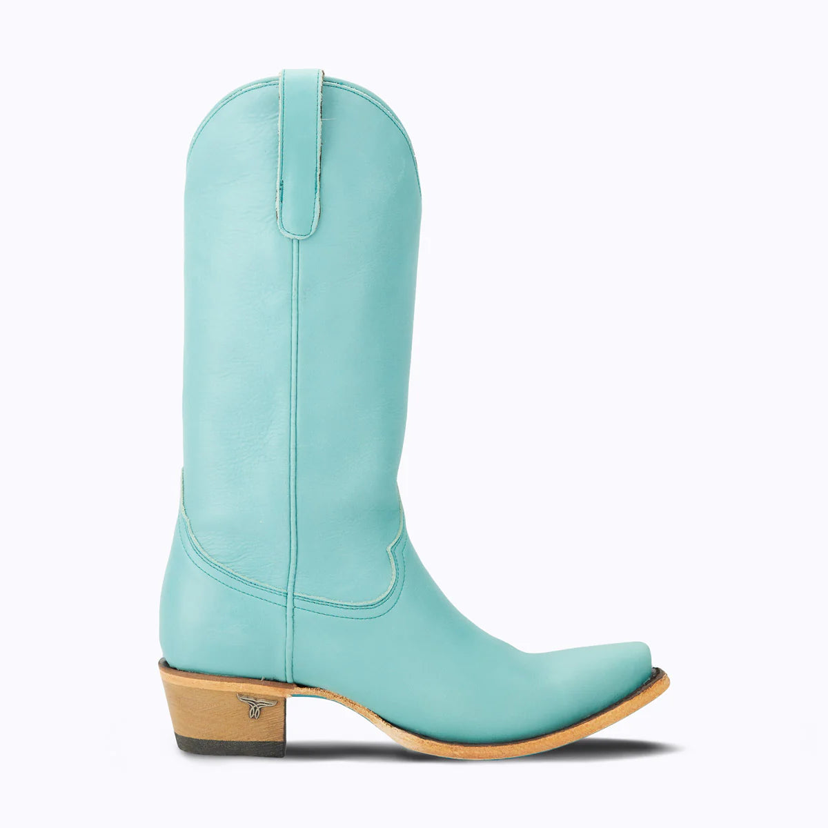 Turquoise leather Emma Jane cowboy boot