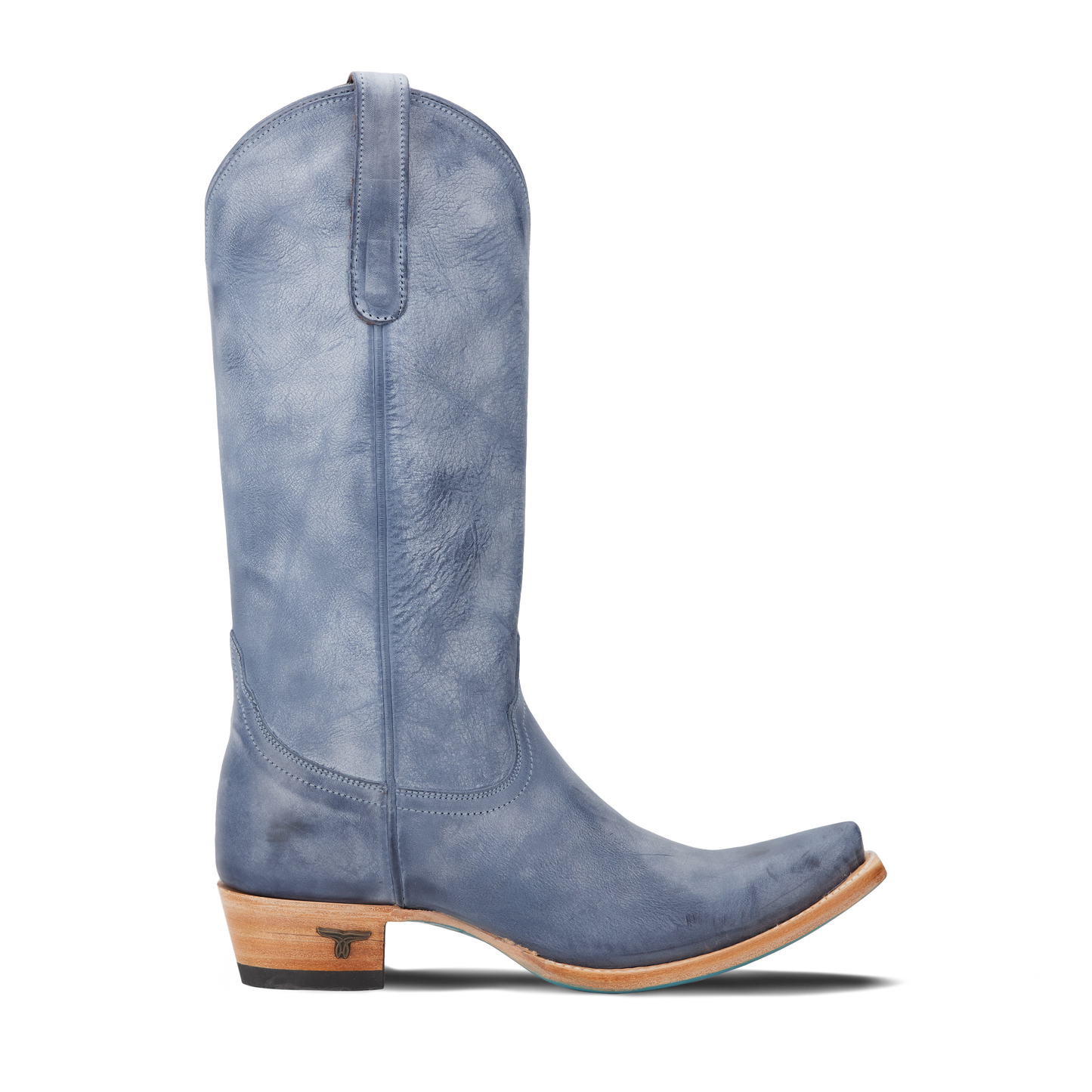 Washed denim Emma Jane cowboy boot