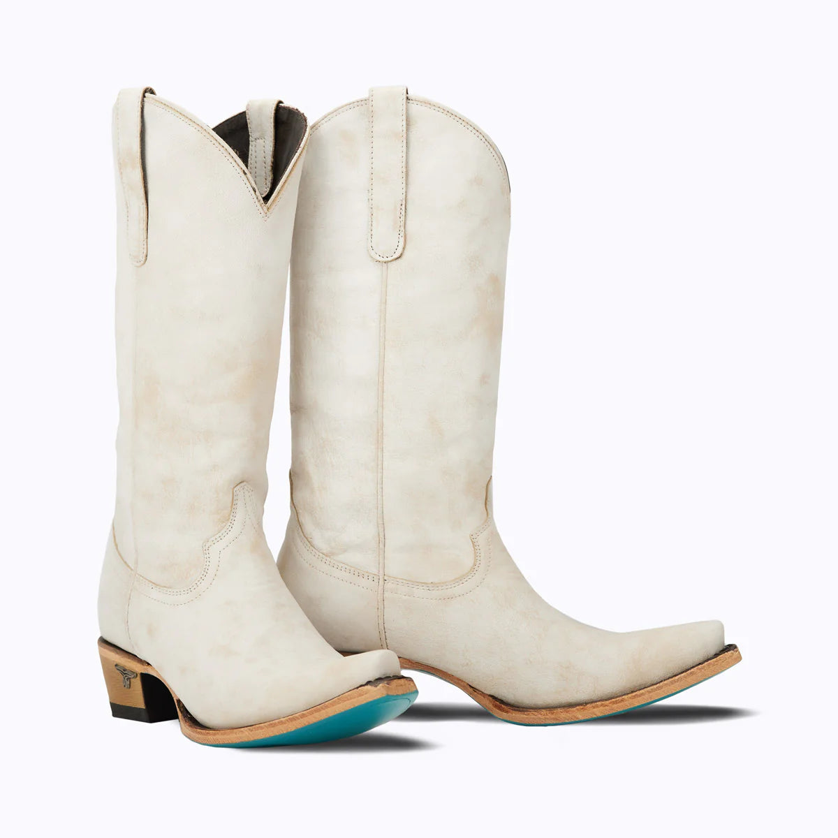 Emma Jane Ceramic Crackle Cowboy Boots