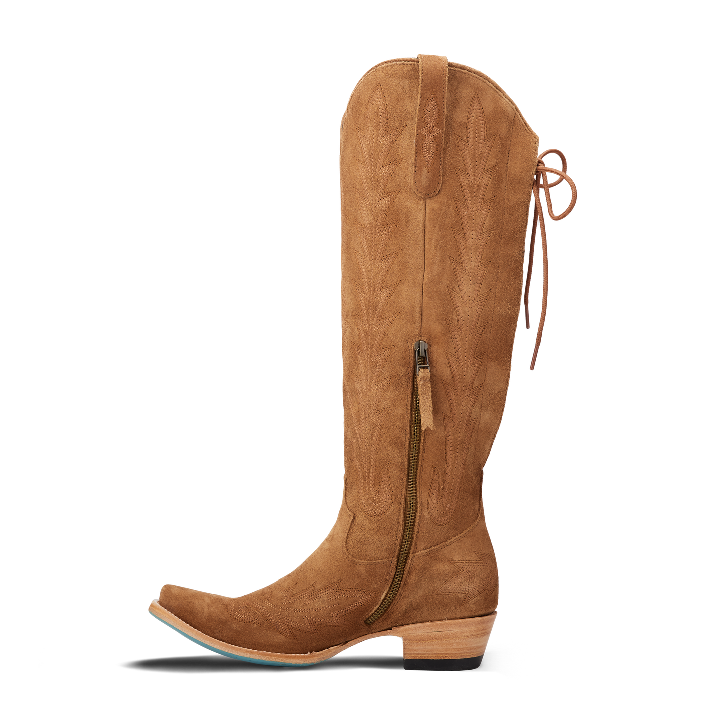 Lexington Knee High Corset - Toffee Suede
