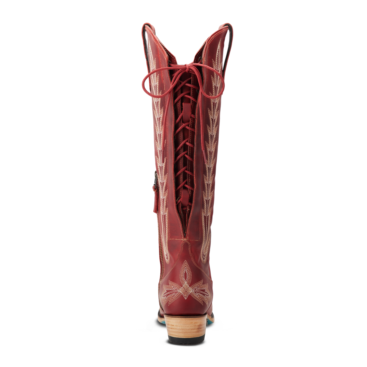 Lexington Knee High Corset - Smoldering Ruby