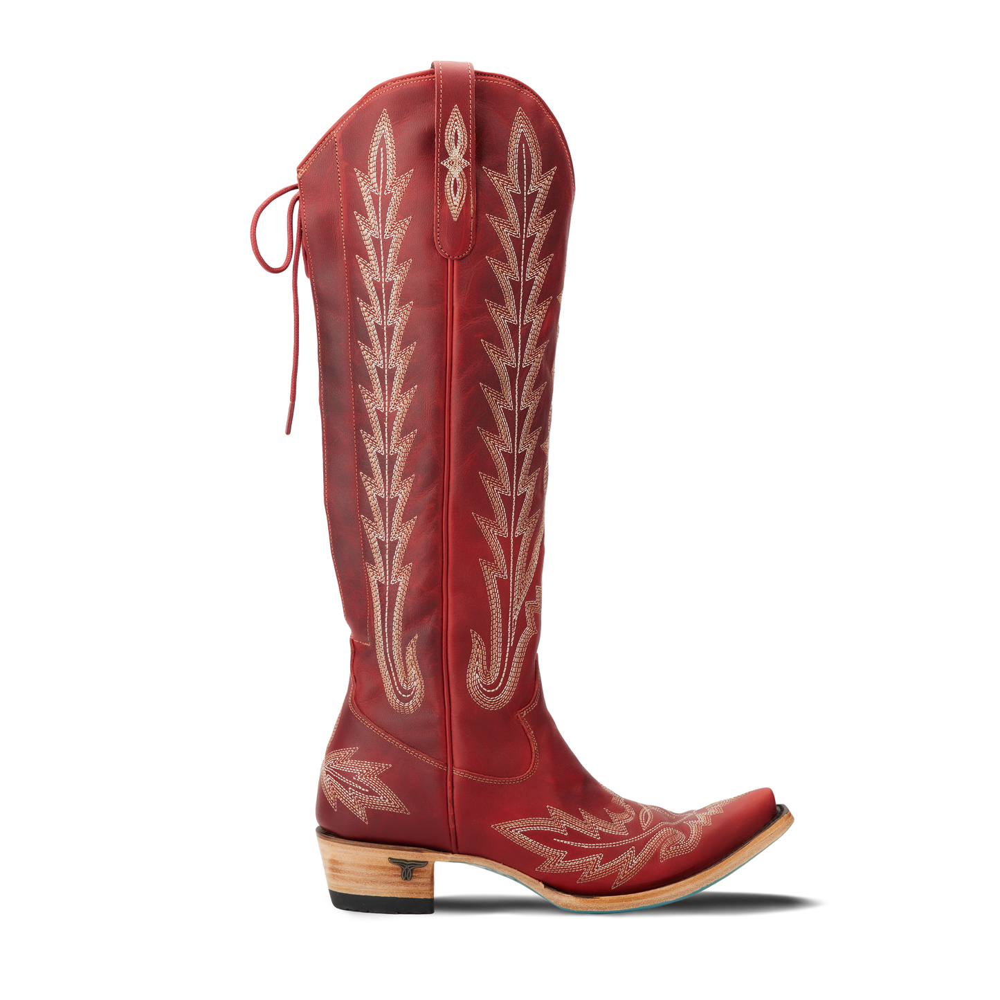Lexington Knee High Corset - Smoldering Ruby
