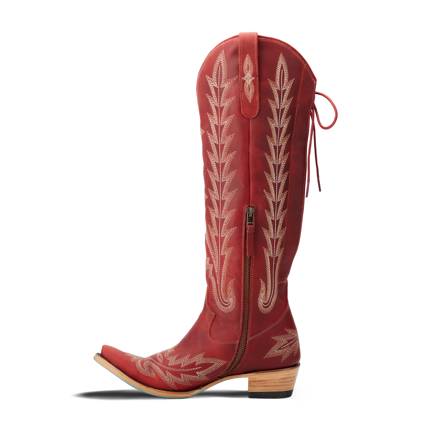 Lexington Knee High Corset - Smoldering Ruby