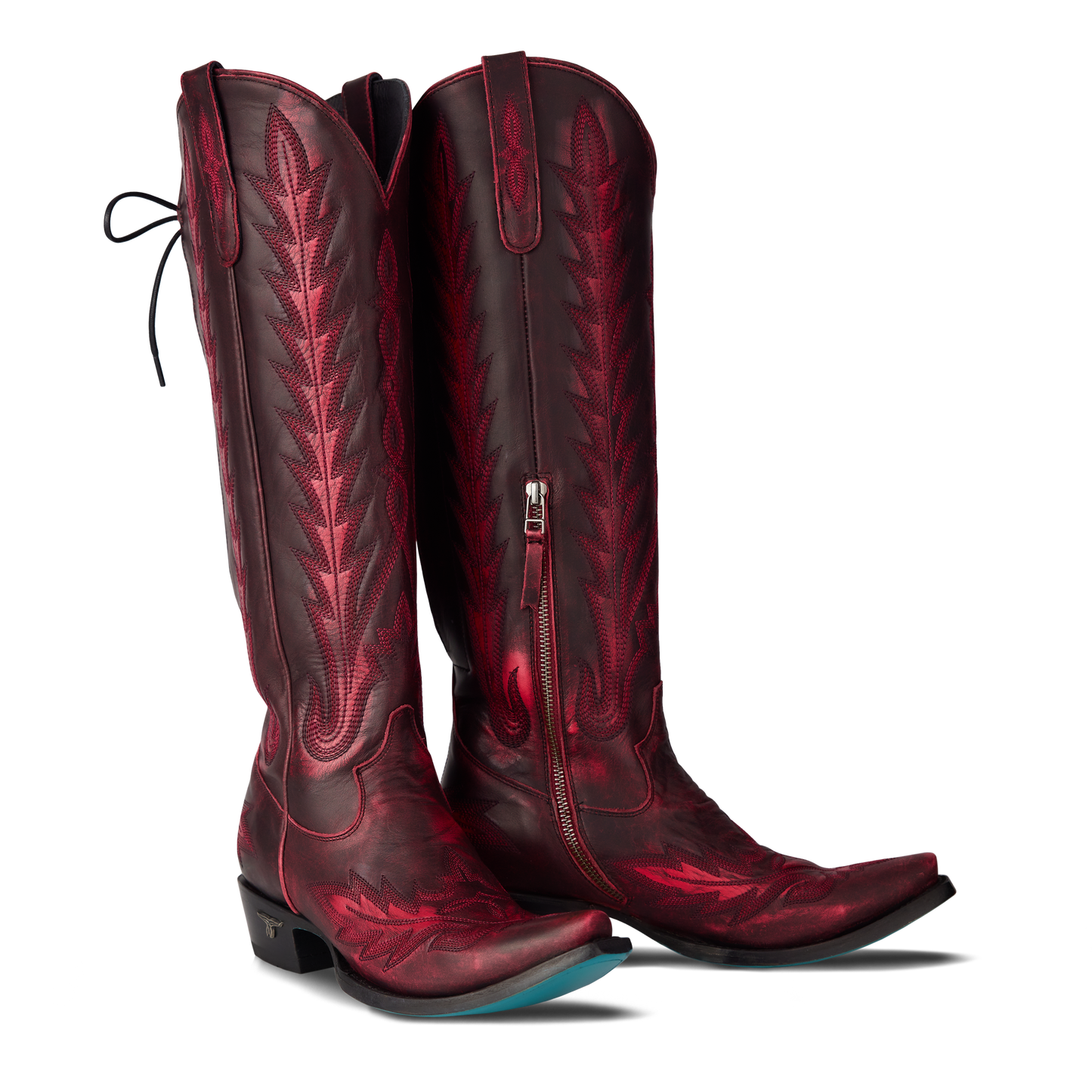 Black Cherry Lexington Knee High Boots