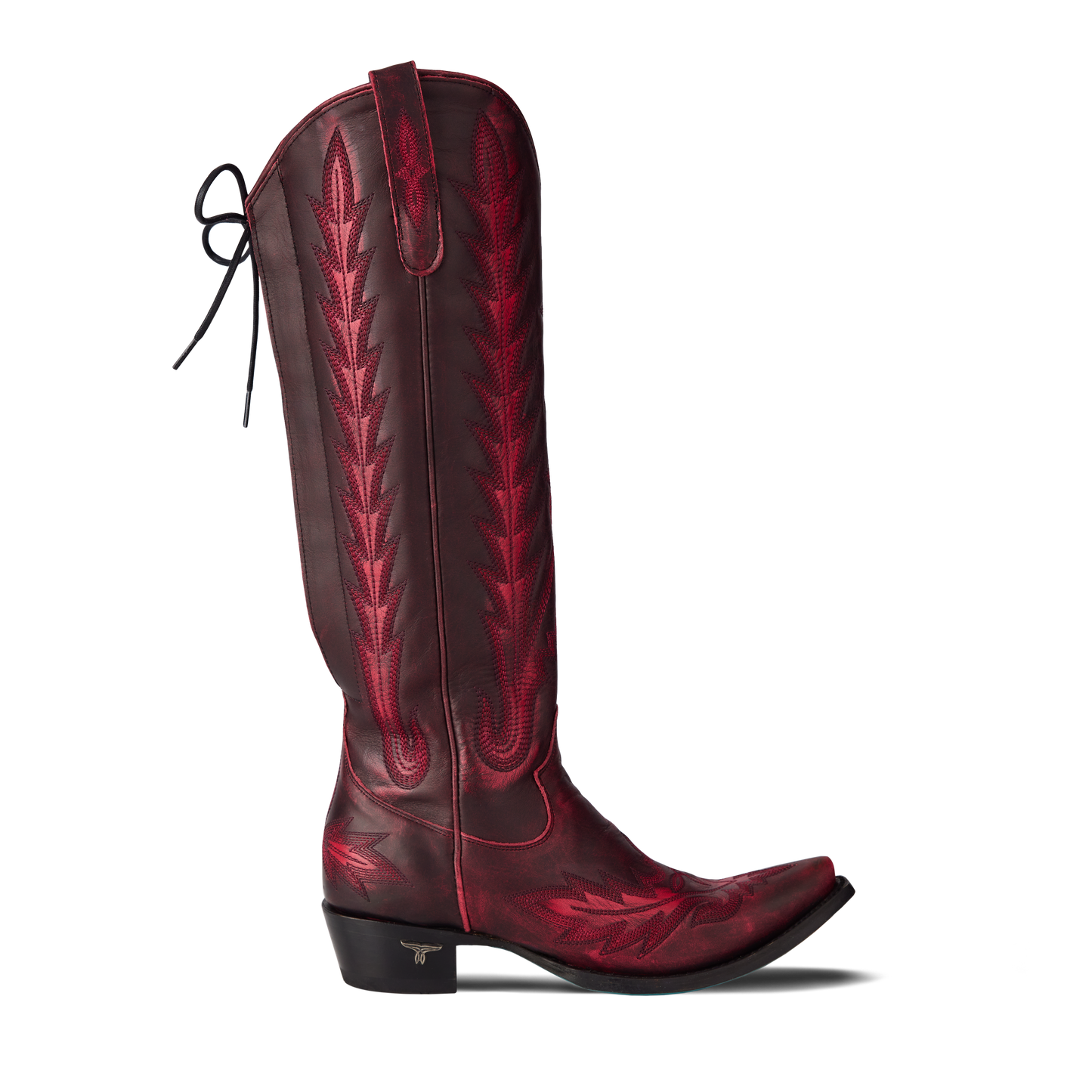 Lexington Knee High Corset - Black Cherry