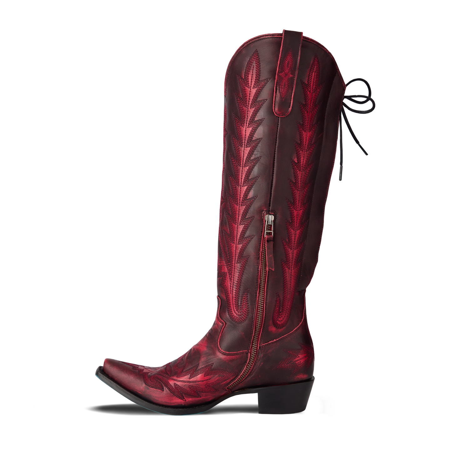 Lexington Knee High Corset - Black Cherry