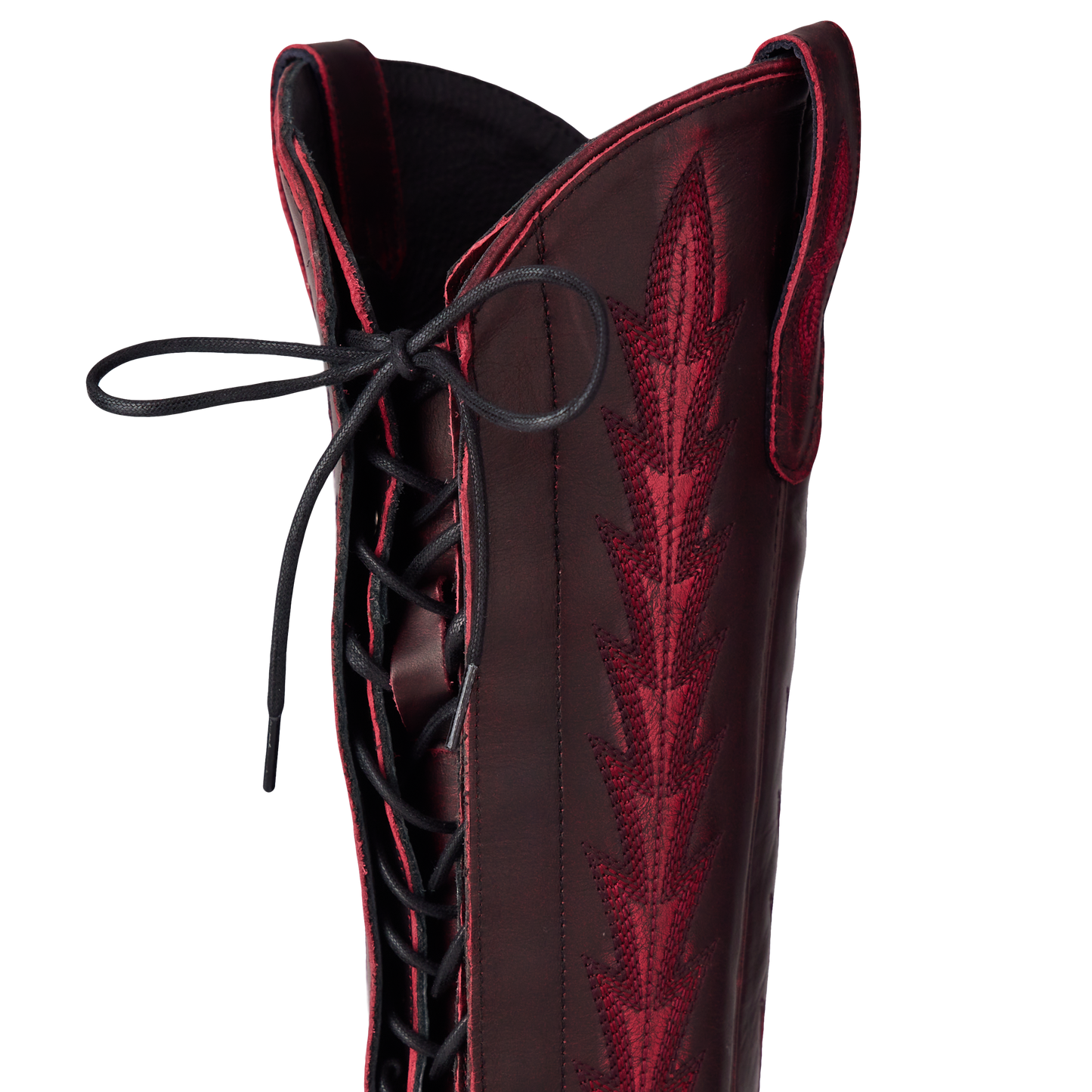 Lexington Knee High Corset - Black Cherry