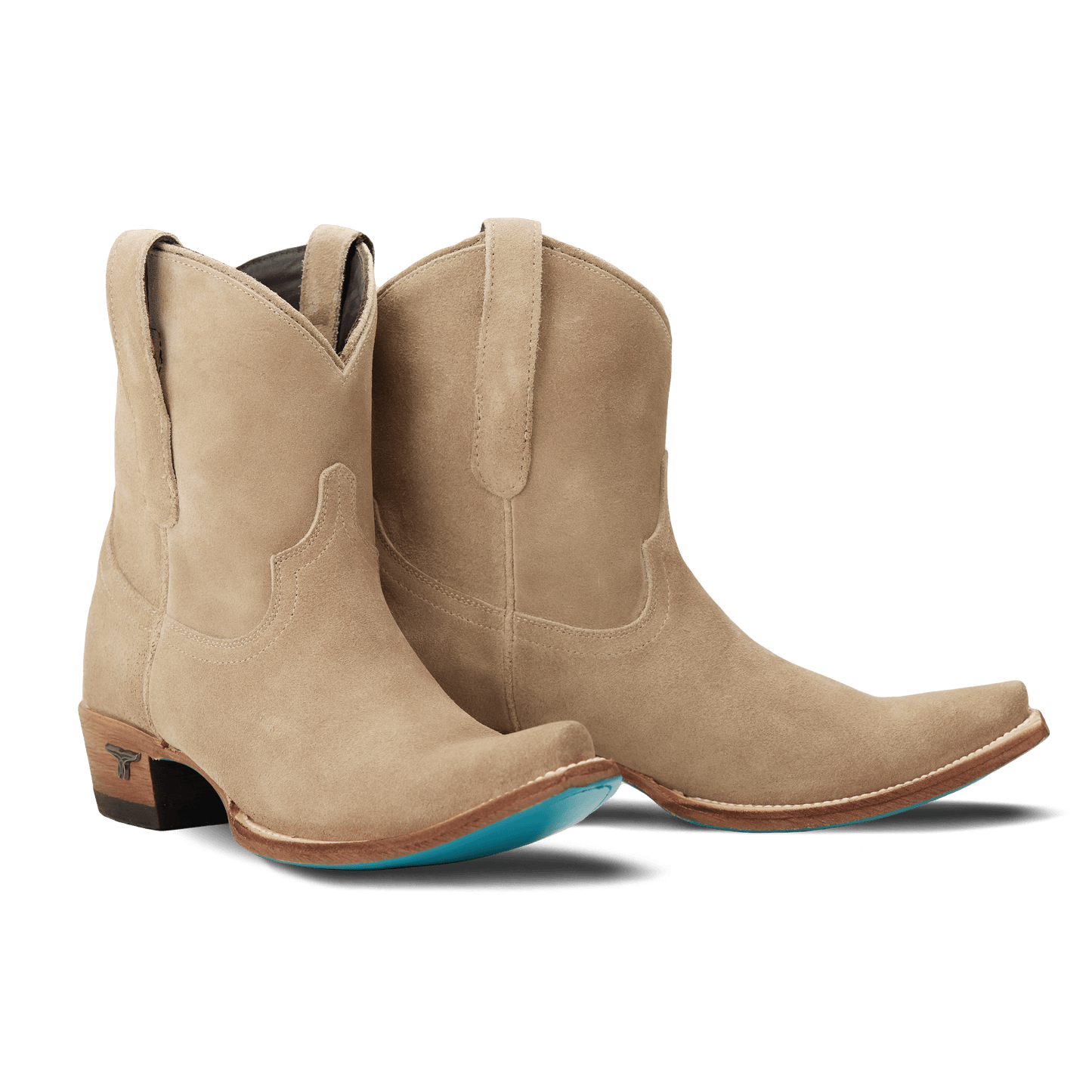 Emma Jane Bootie in Latte Suede
