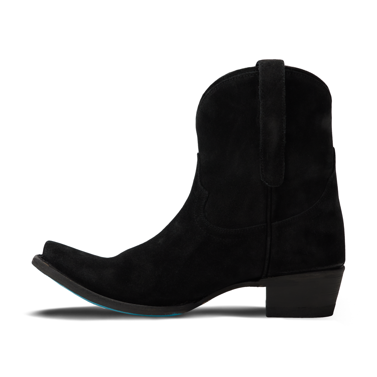 Black suede Emma Jane booties