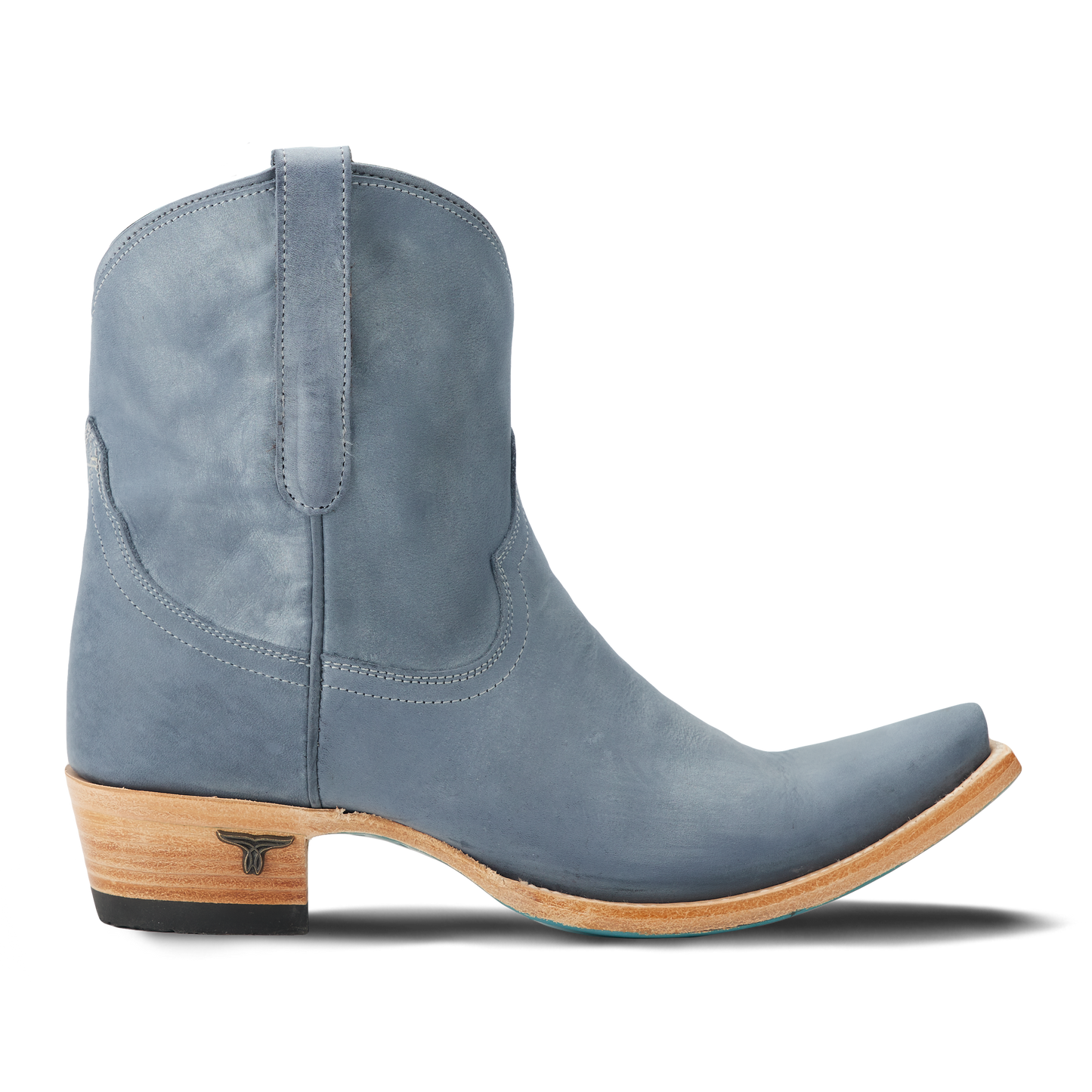 Emma Jane Bootie in Washed Denim