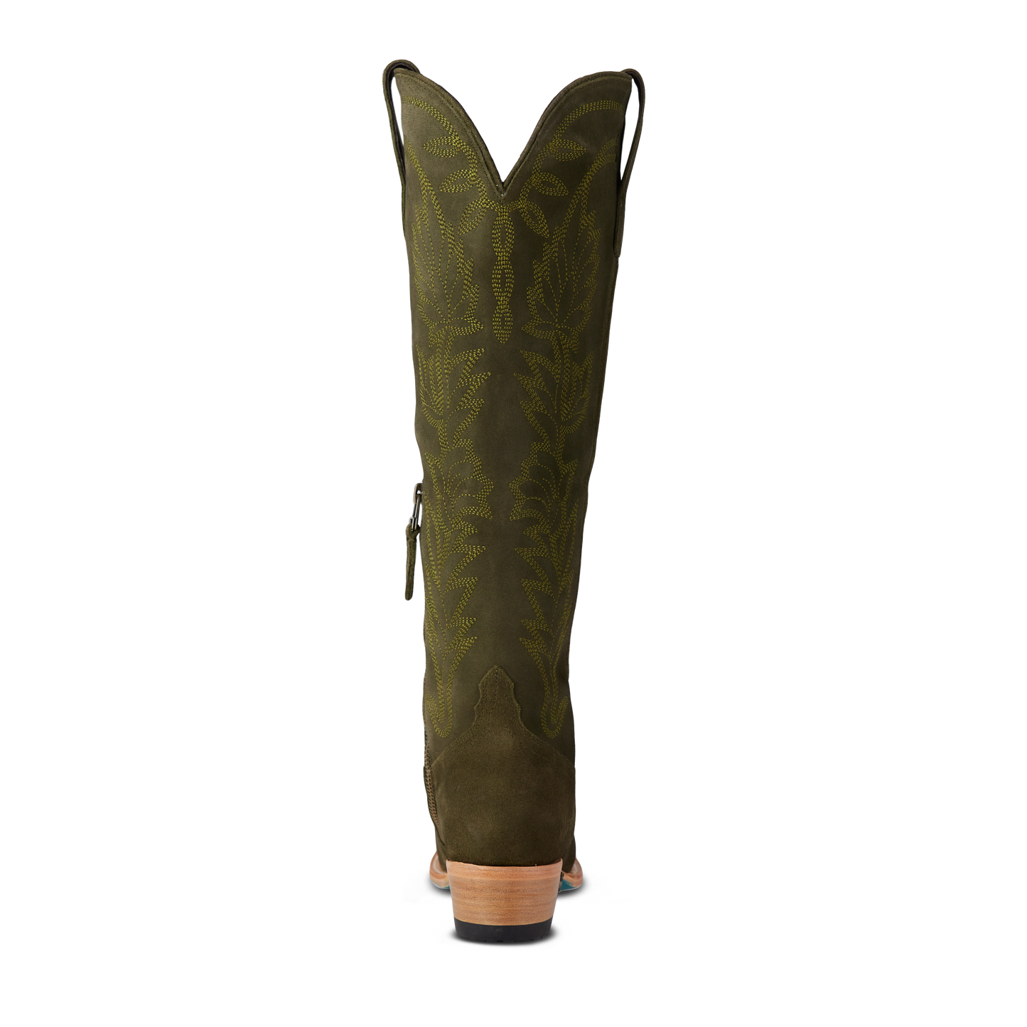 Olive suede knee-high Sandagak boots