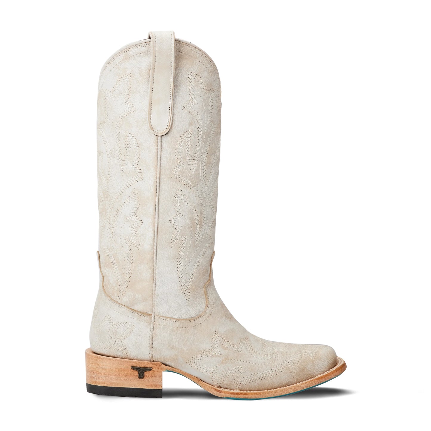 Ceramic crackle Saratoga Square cowboy boot