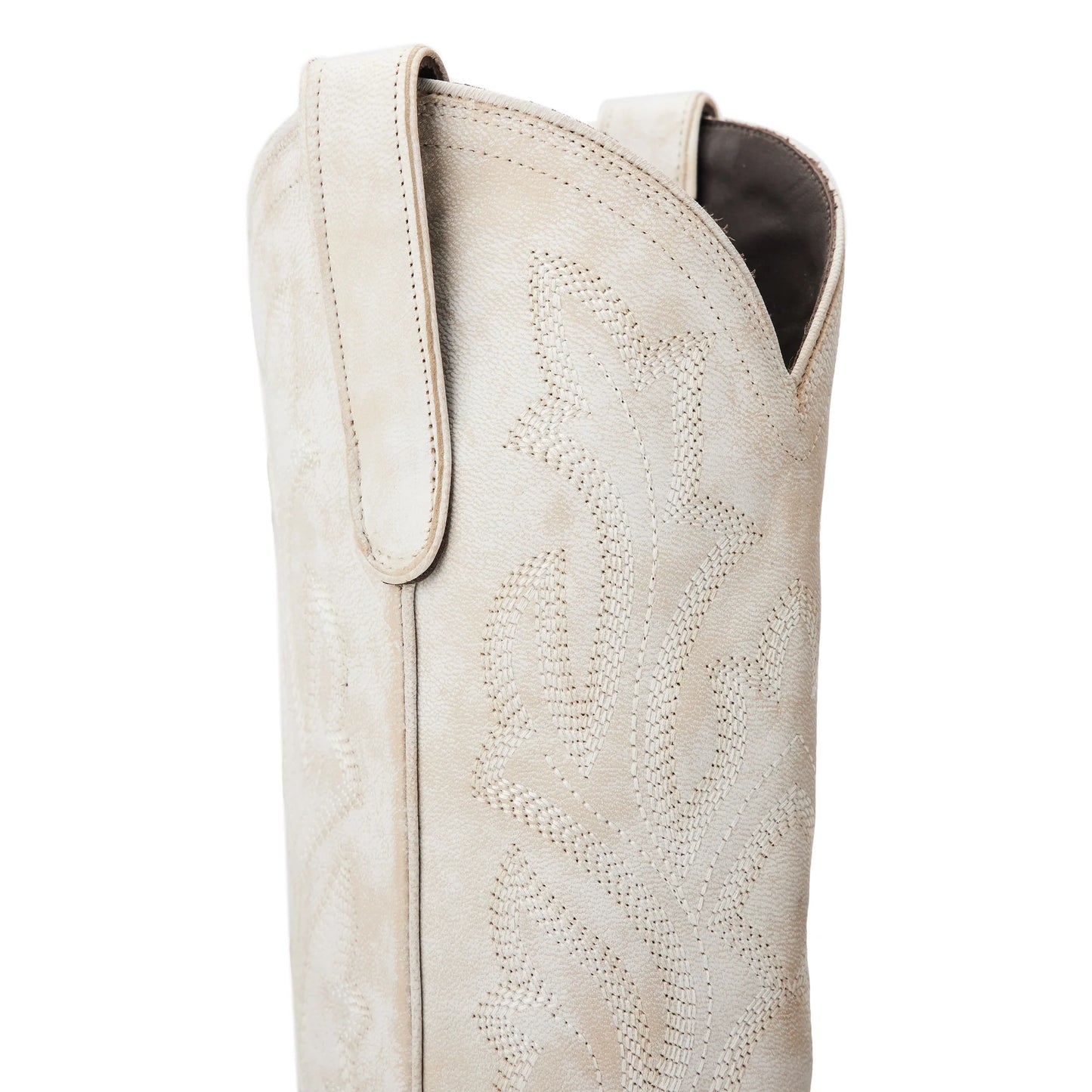 Saratoga Square ceramic crackle boot detail