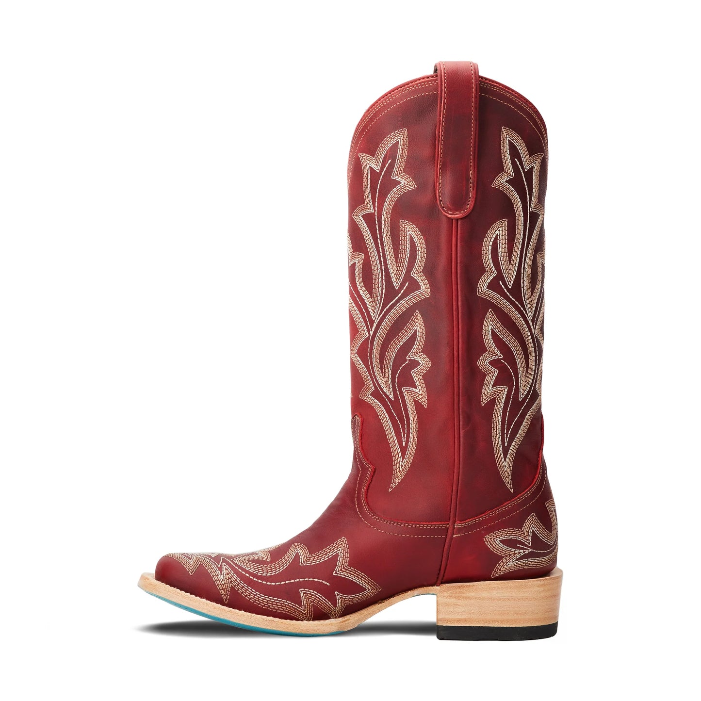 Smoldering Ruby Saratoga Square Cowboy Boots