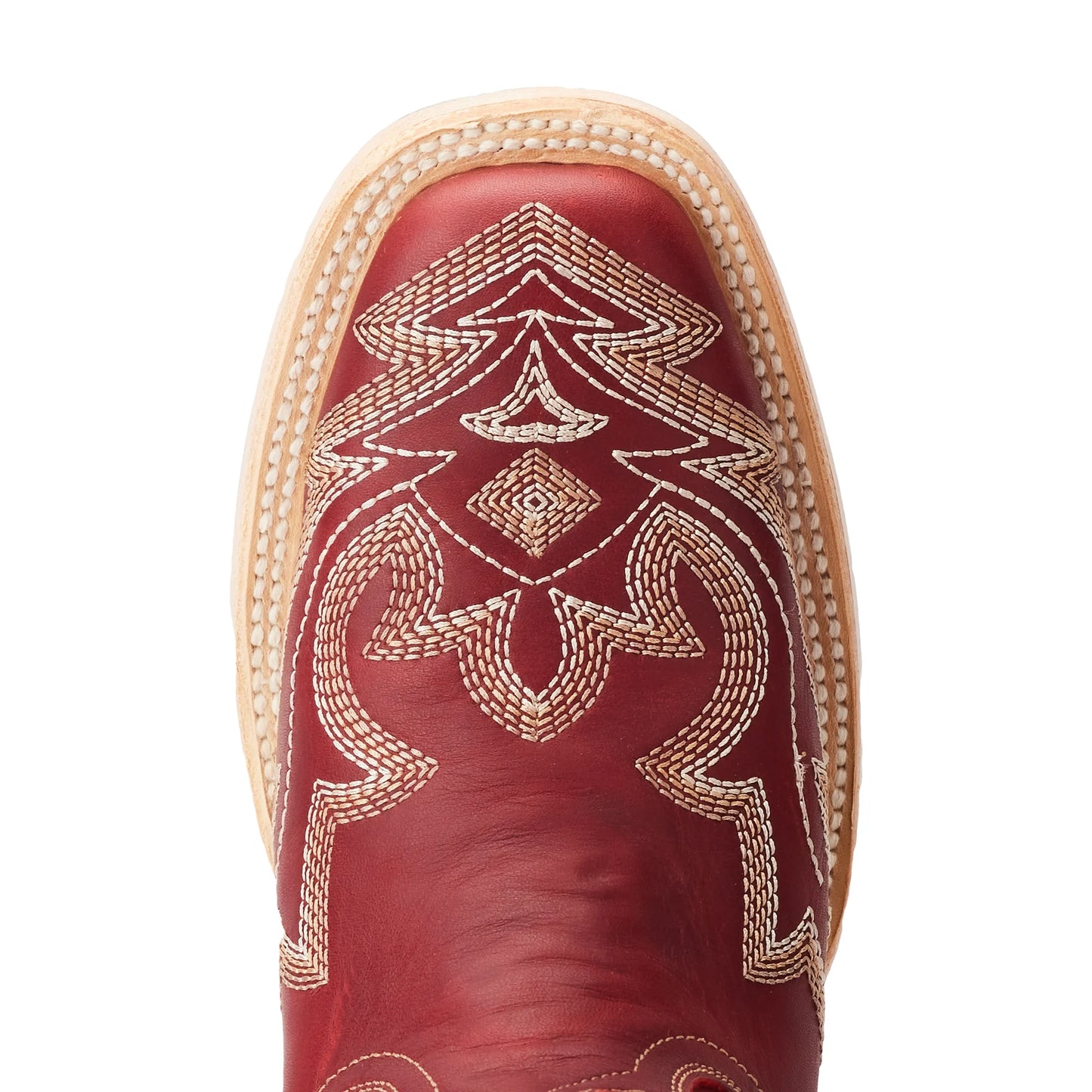 Smoldering Ruby Saratoga Square Toe Boot