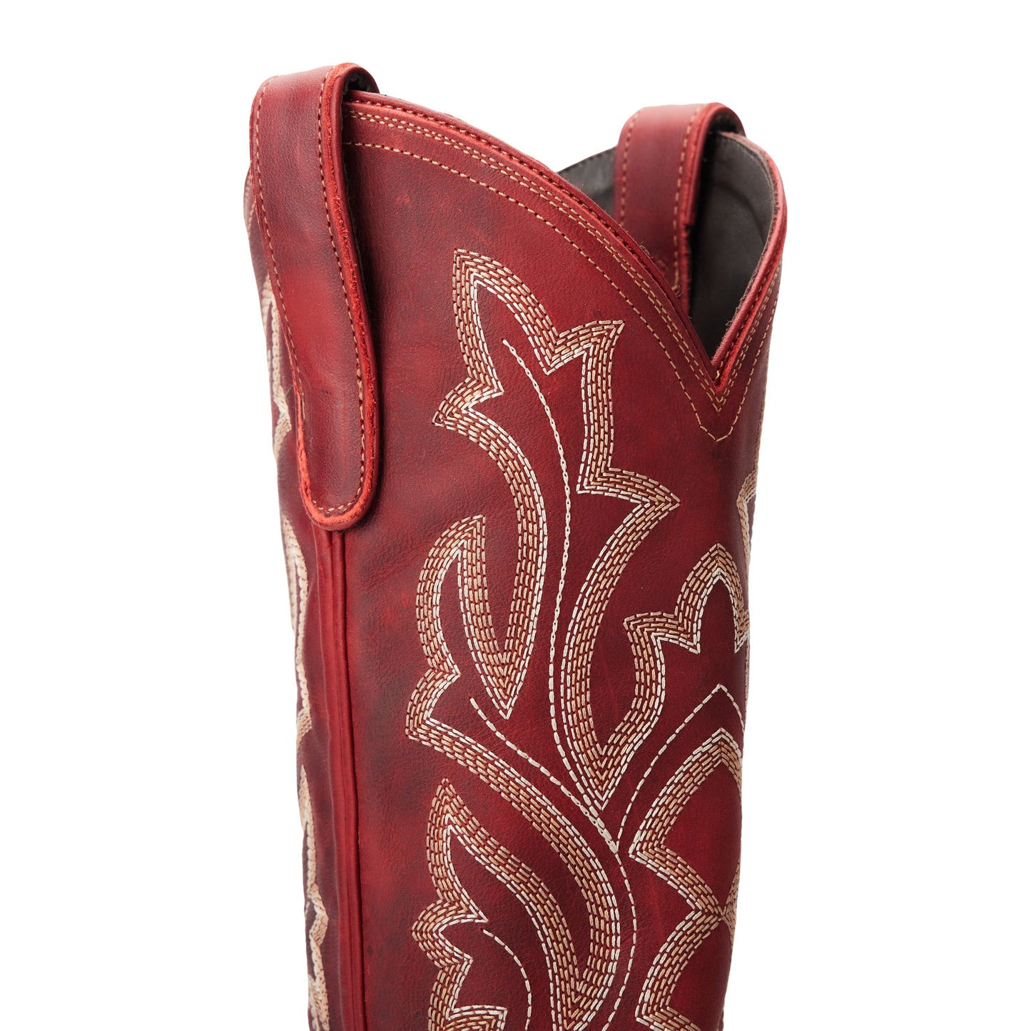 Smoldering Ruby Saratoga Square Toe Cowboy Boot