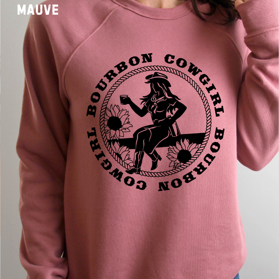 Mauve Bourbon Cowgirl sweatshirt