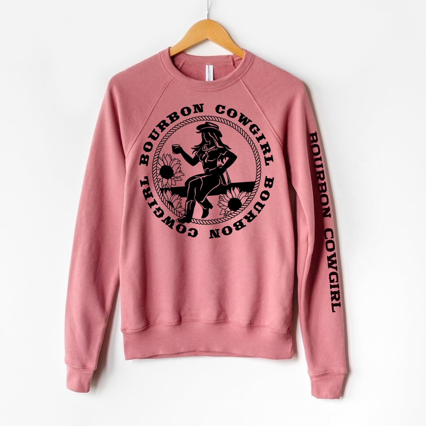Mauve Bourbon Cowgirl sweatshirt