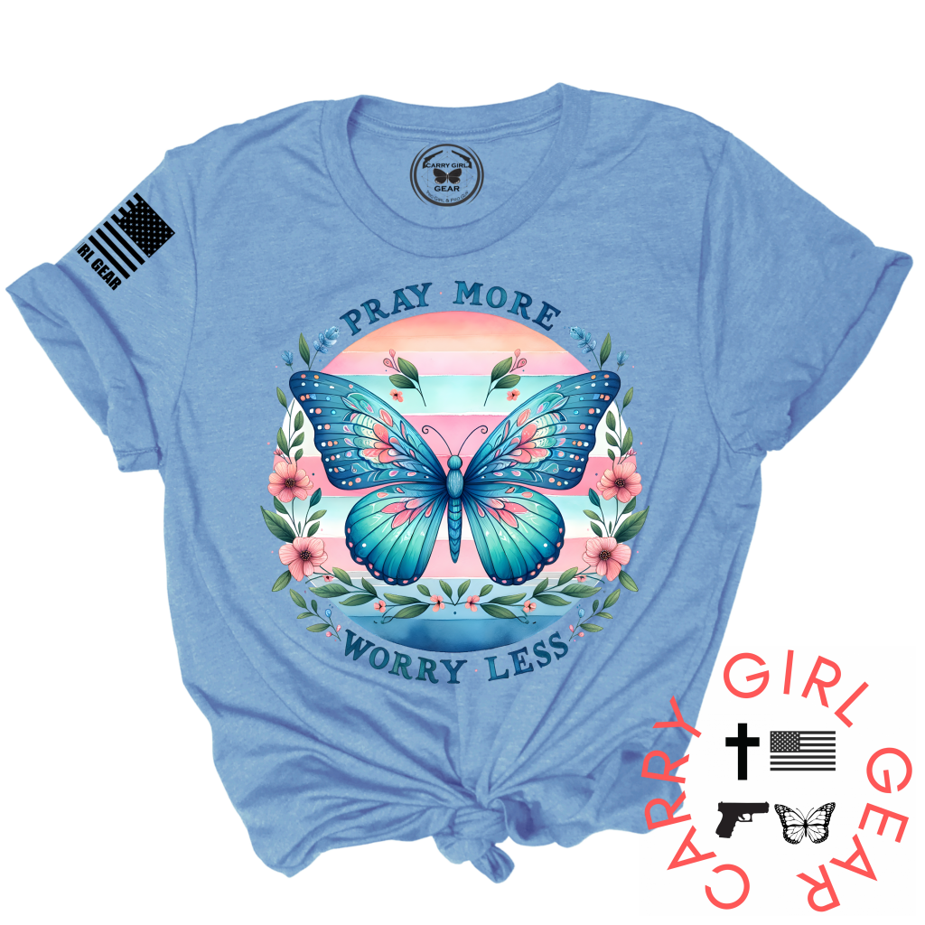 PRAY MORE WORRY LESS Tee