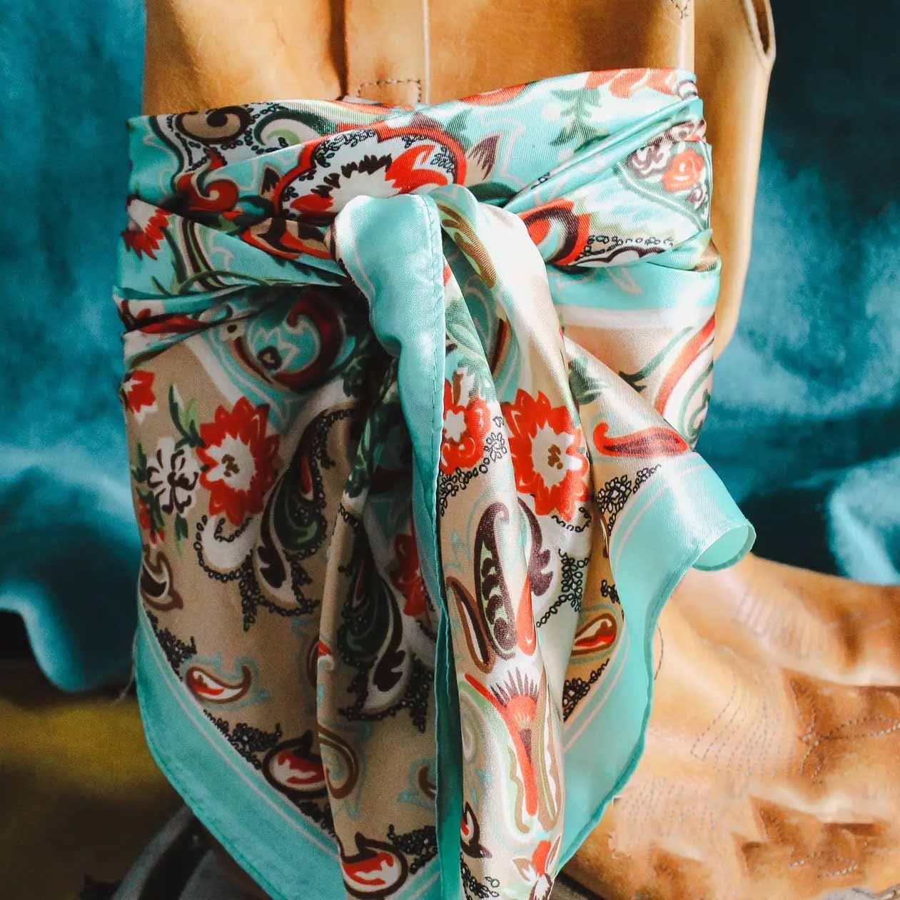 Taos Women's Scarf with Floral Print