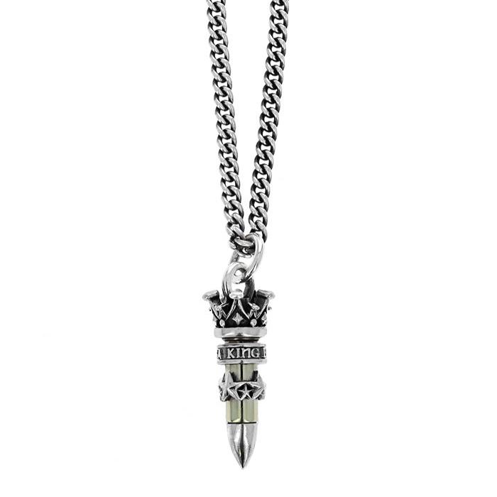 King Bullet Pendant Necklace