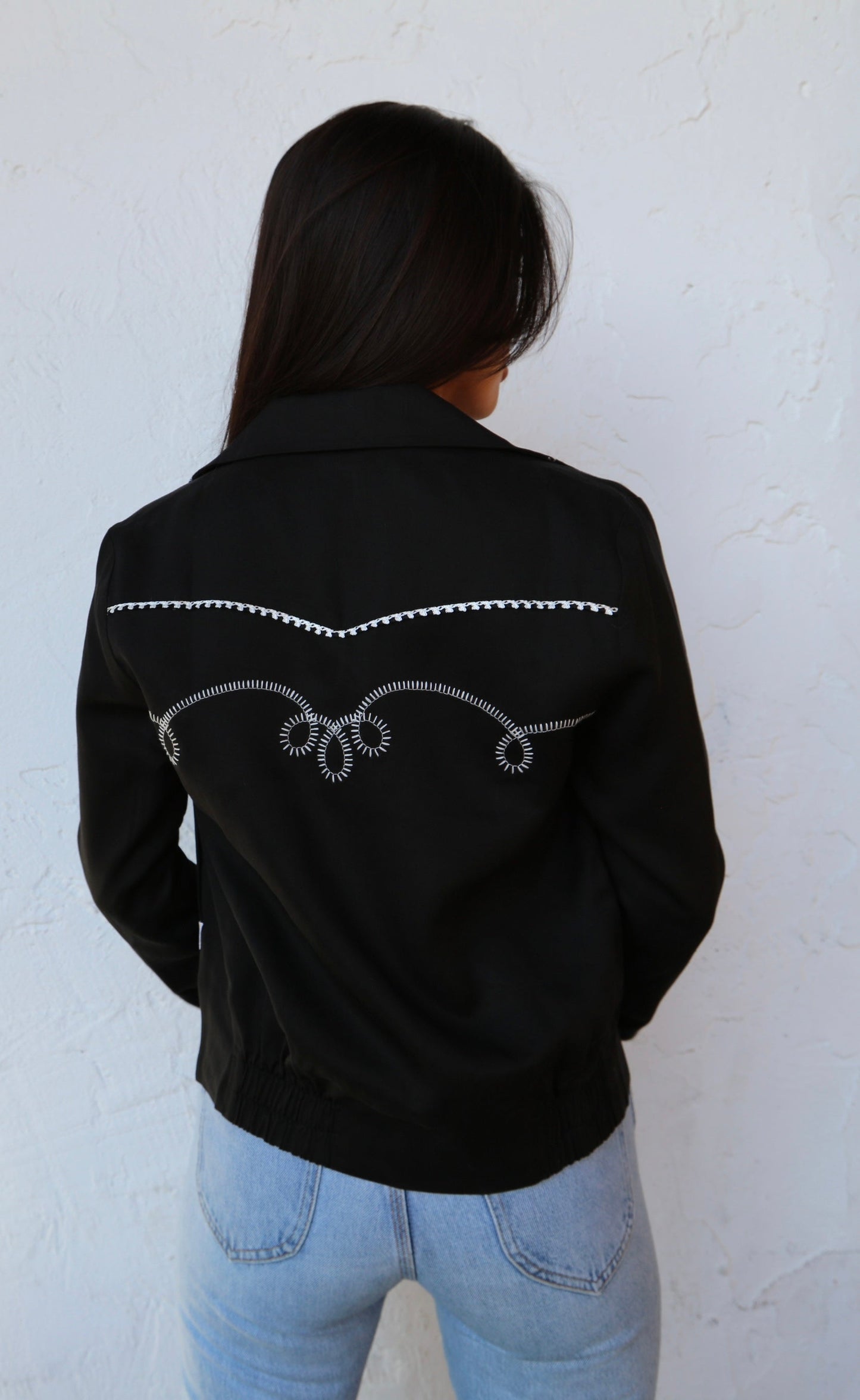 H Bar C Bolero Women's Jacket in Black and White