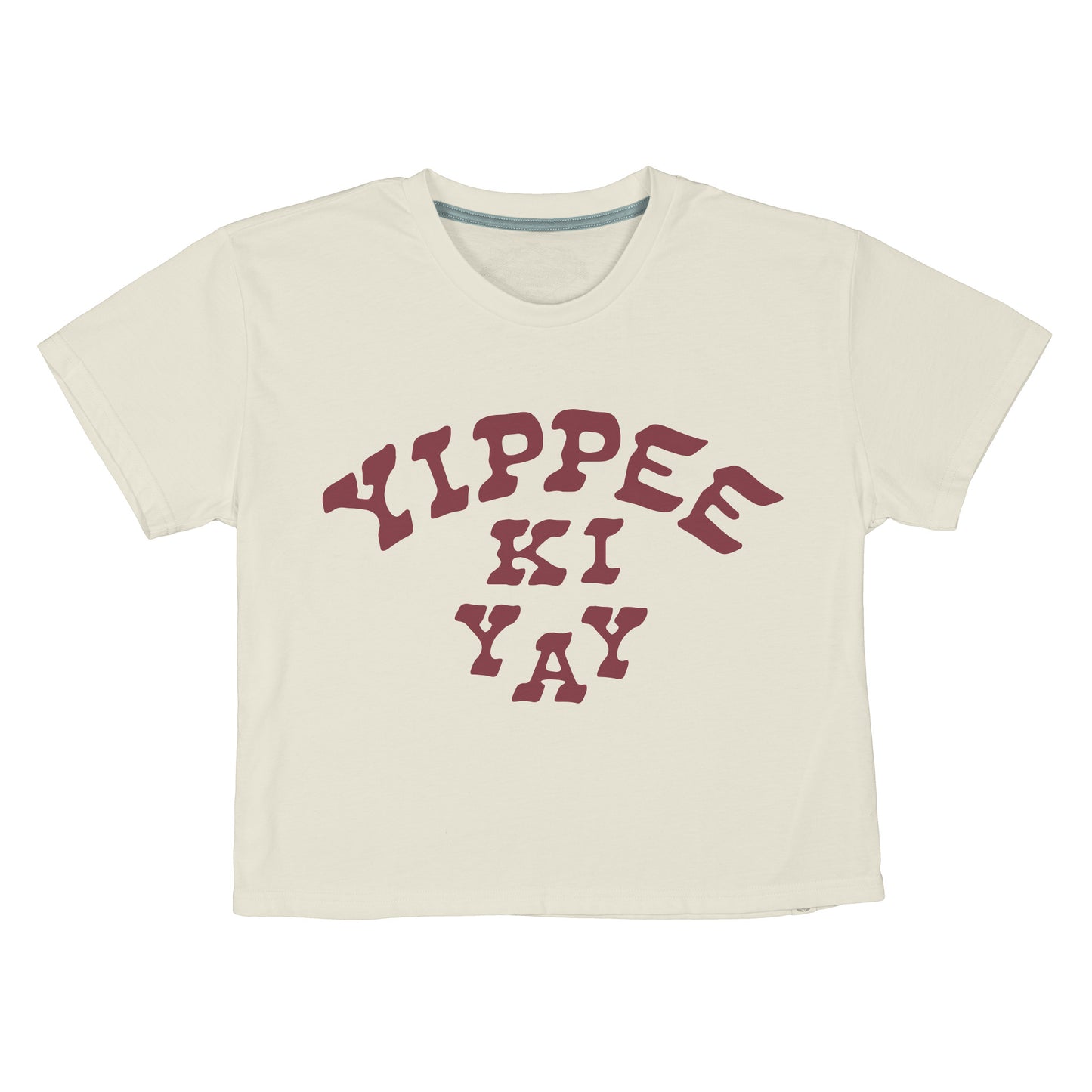 White Yippee Ki Yay t-shirt