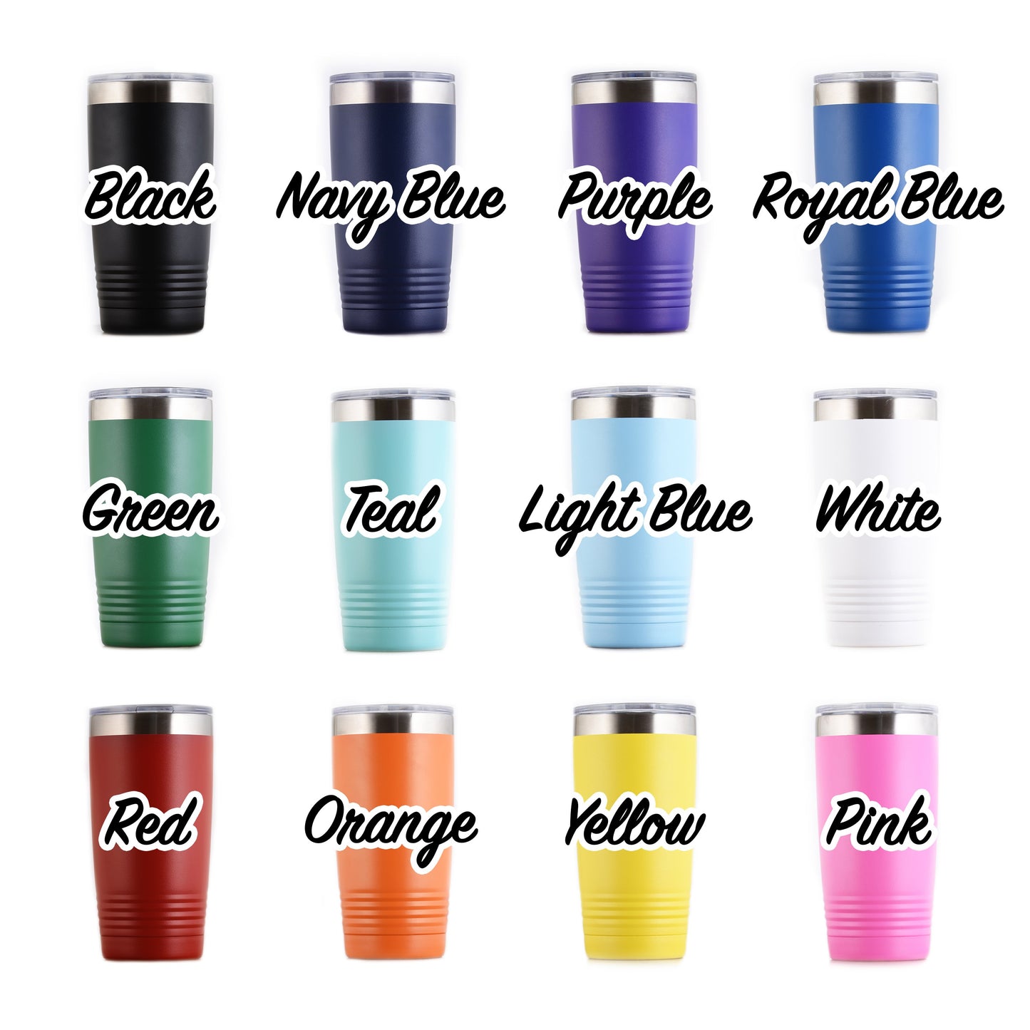 Black, Navy, Purple, Royal Blue, etc.