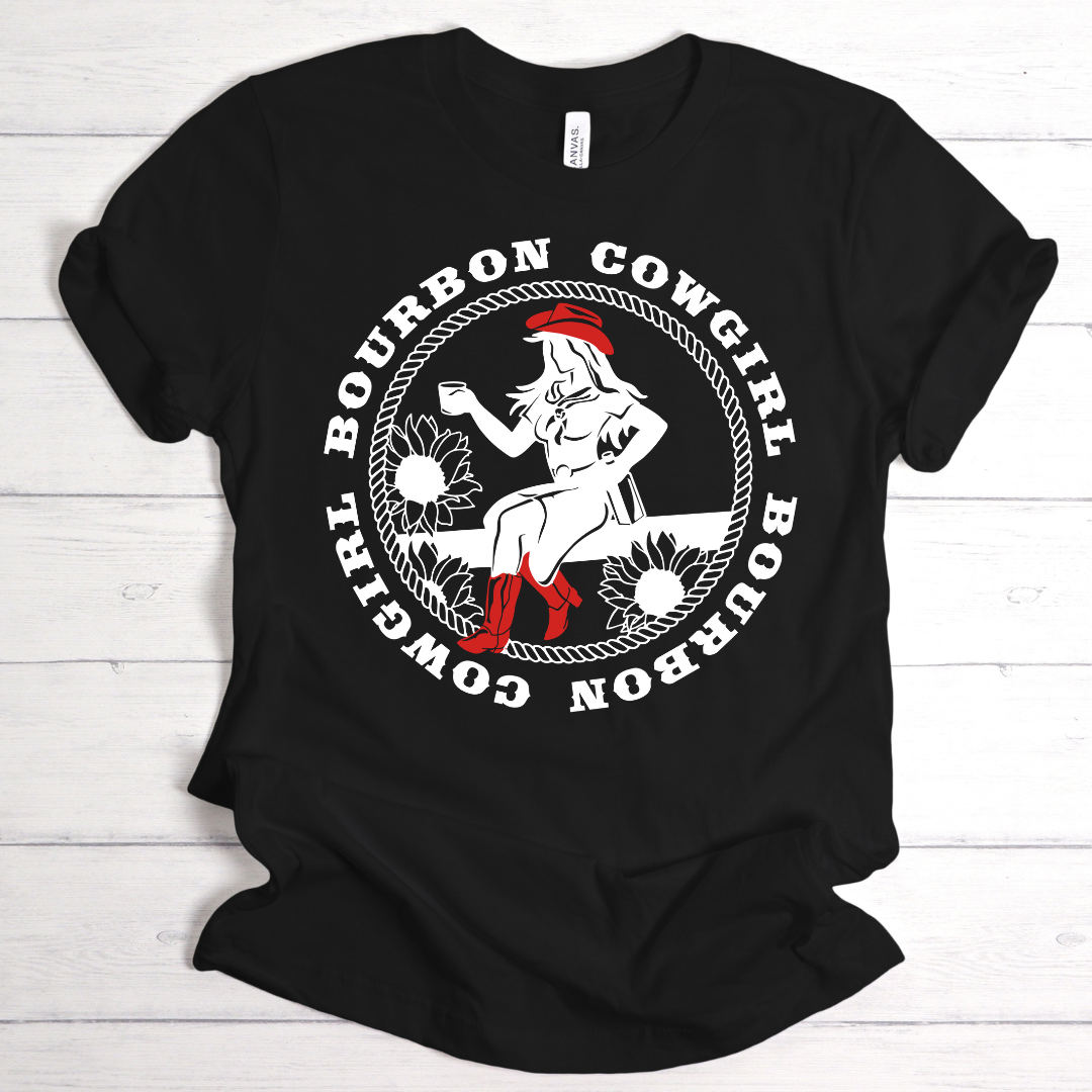 Bourbon Cowgirl t-shirt design_62