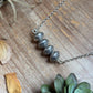 88 - Sterling Silver Mercury Dime Bar Necklace by Jason Ogg