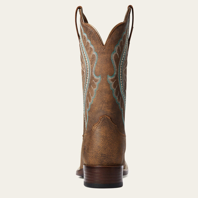 Womens PrimeTime Western Boot by Ariat in Tack Room Brown
