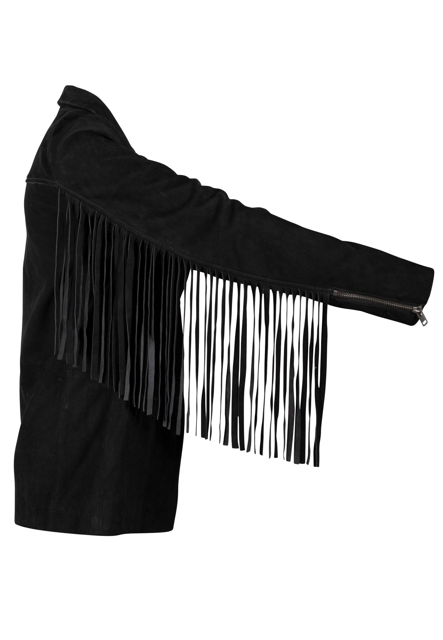 Tanny RF Leather Blazer, Black