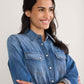 Chambray Gambler Shirt by Pendleton in Medium Blue