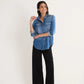 Chambray Gambler Shirt by Pendleton in Medium Blue