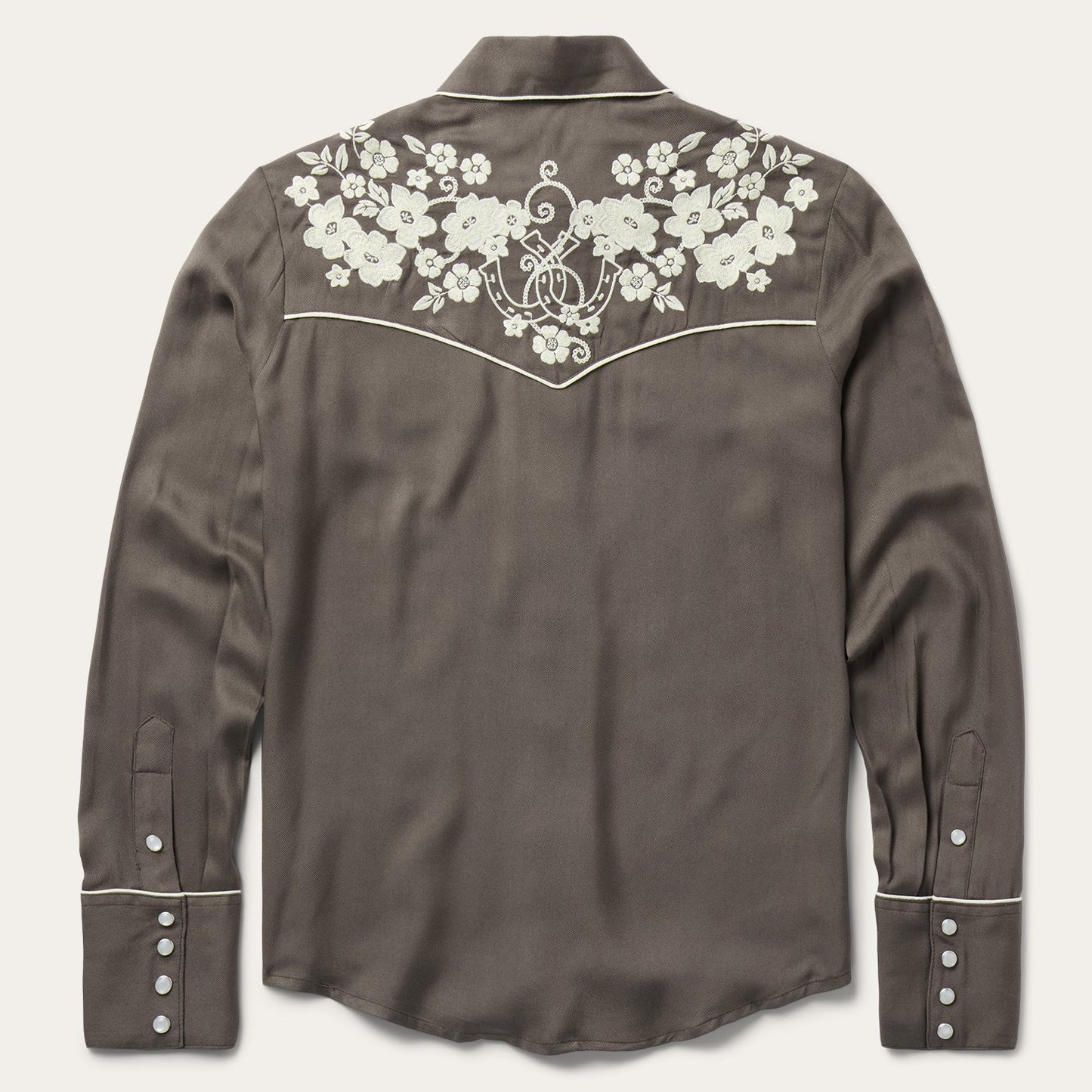 Embroidered Retro Western Shirt by Stetson