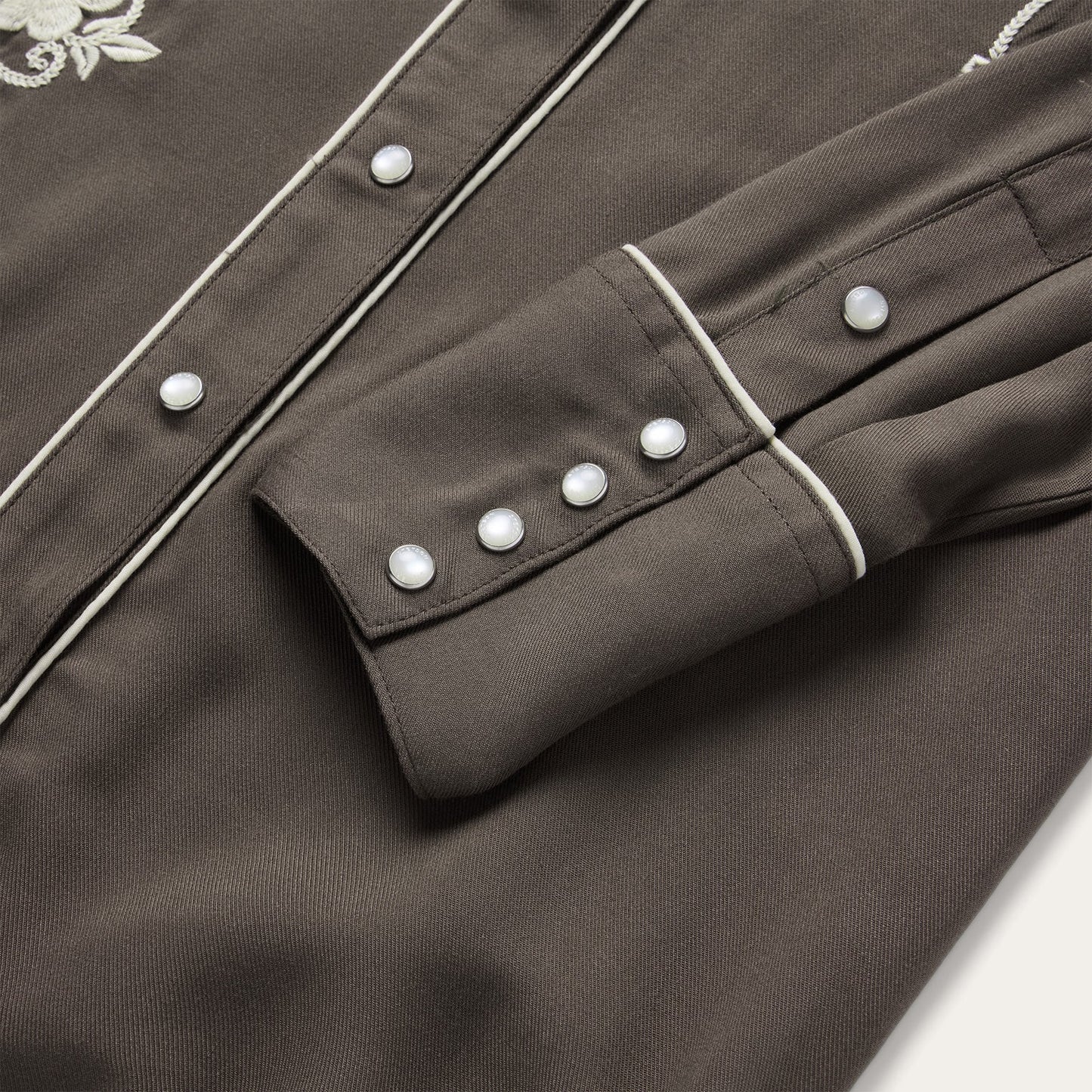 Embroidered Retro Western Shirt by Stetson