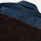 Stetson Fringe Denim Western Shirt Womens