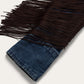 Stetson Fringe Denim Western Shirt Womens
