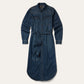 Stetson Western Denim Midi Shirt Dress