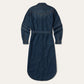 Stetson Western Denim Midi Shirt Dress