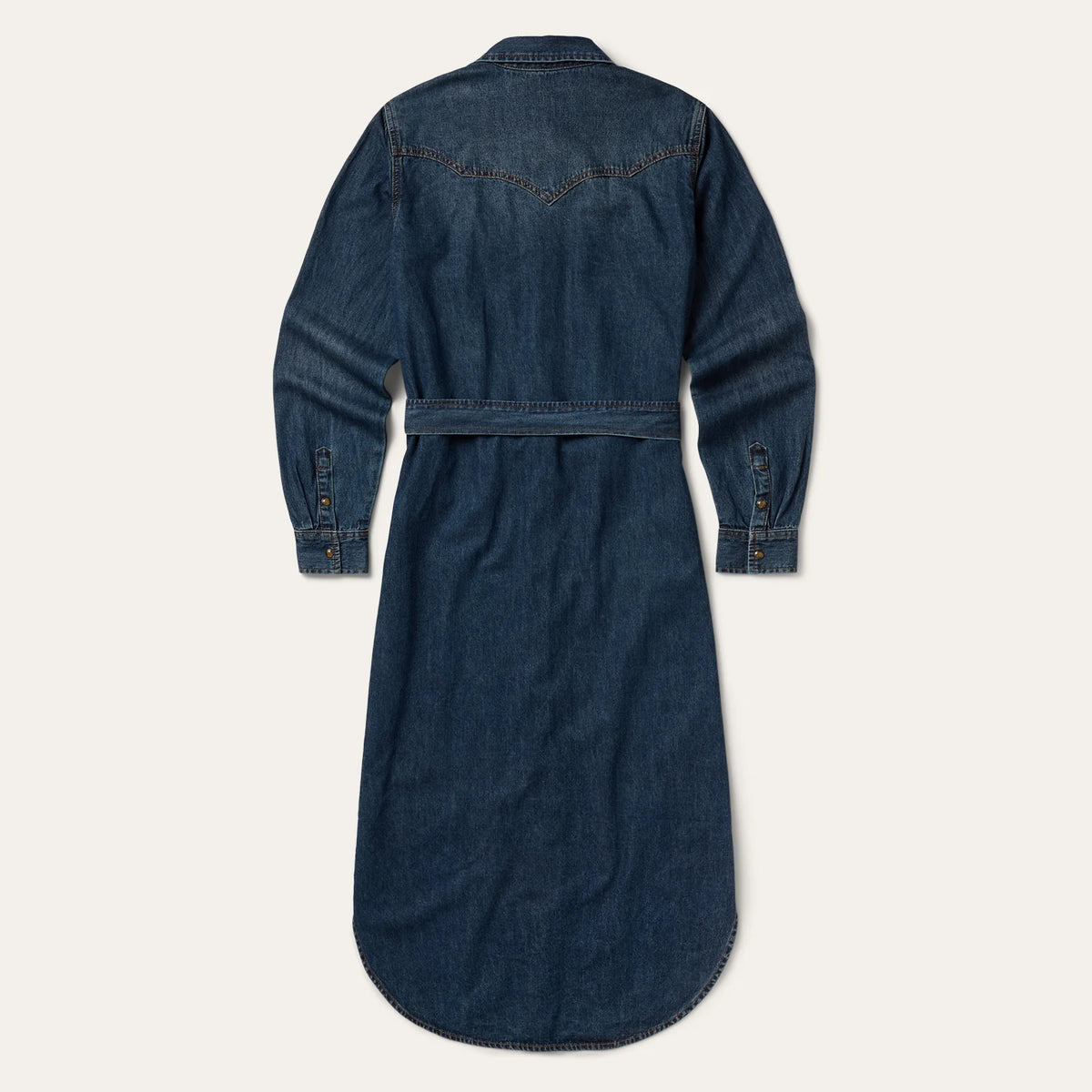 Stetson Western Denim Midi Shirt Dress