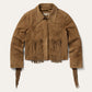 Cropped Suede Fringe Women's Jacket by Stetson