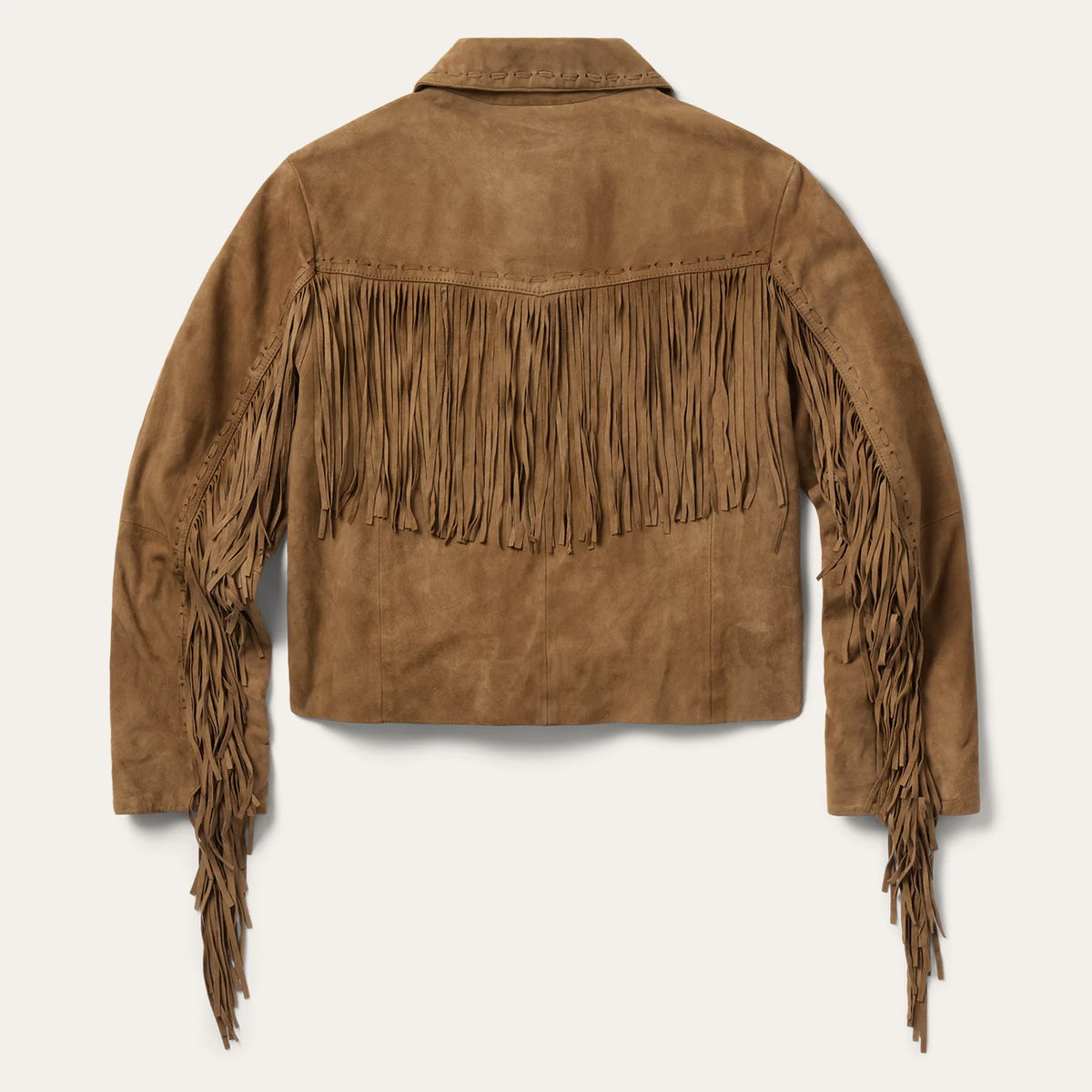 Cropped Suede Fringe Women's Jacket by Stetson