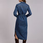 Stetson Western Denim Midi Shirt Dress