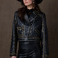 Chapel Noir Leather Jacket by Double D Ranch