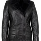 Deba CF Leather Jacket, Black