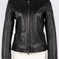Tjara CF Leather Jacket, Black