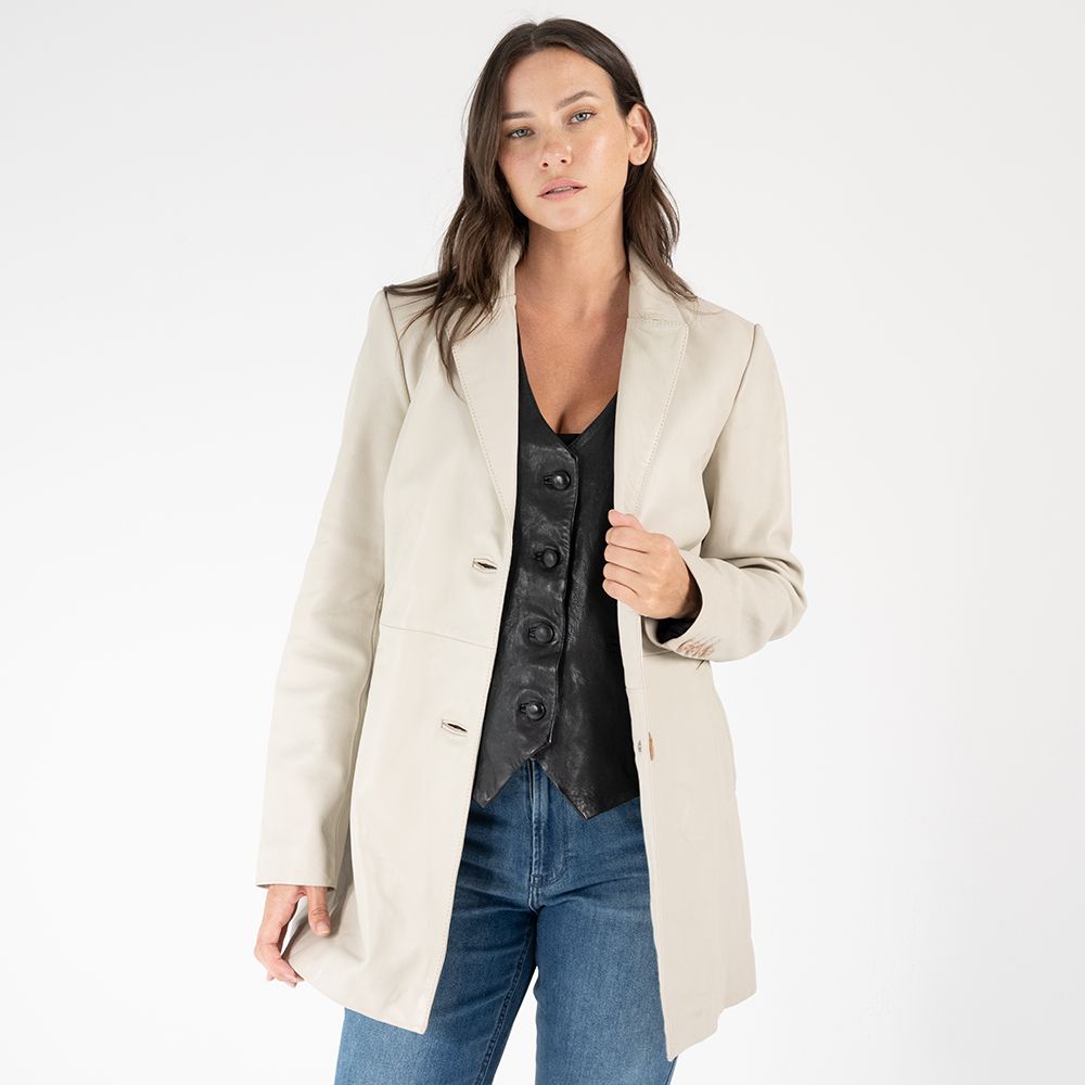 Aurela CF Leather Blazer