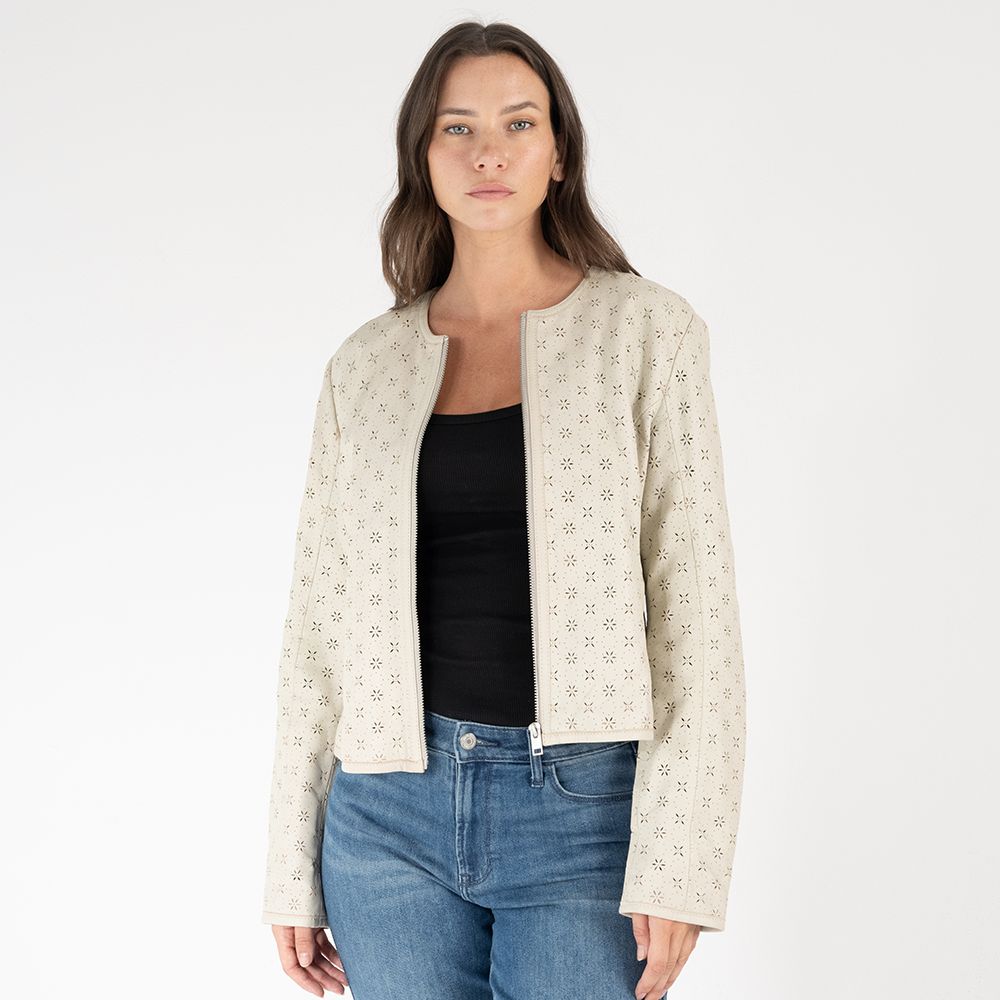 Hillary CF Leather Jacket