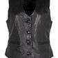 Kiralee RF Leather Vest, Black